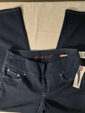 JAG Amelia Slim After Midnight High Rise Ankle Pull-on Jeans Size: 14